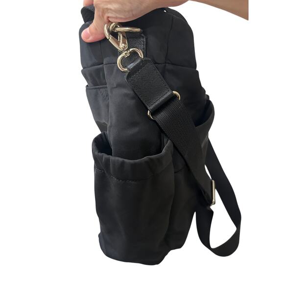 Kate Spade New York Blake Avenue Adamson Unisex Nylon Baby Diaper Bag Black - Picture 3 of 8